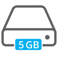 Get 5GB Storage with Each Email Hosting Account