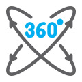 360 feature icon